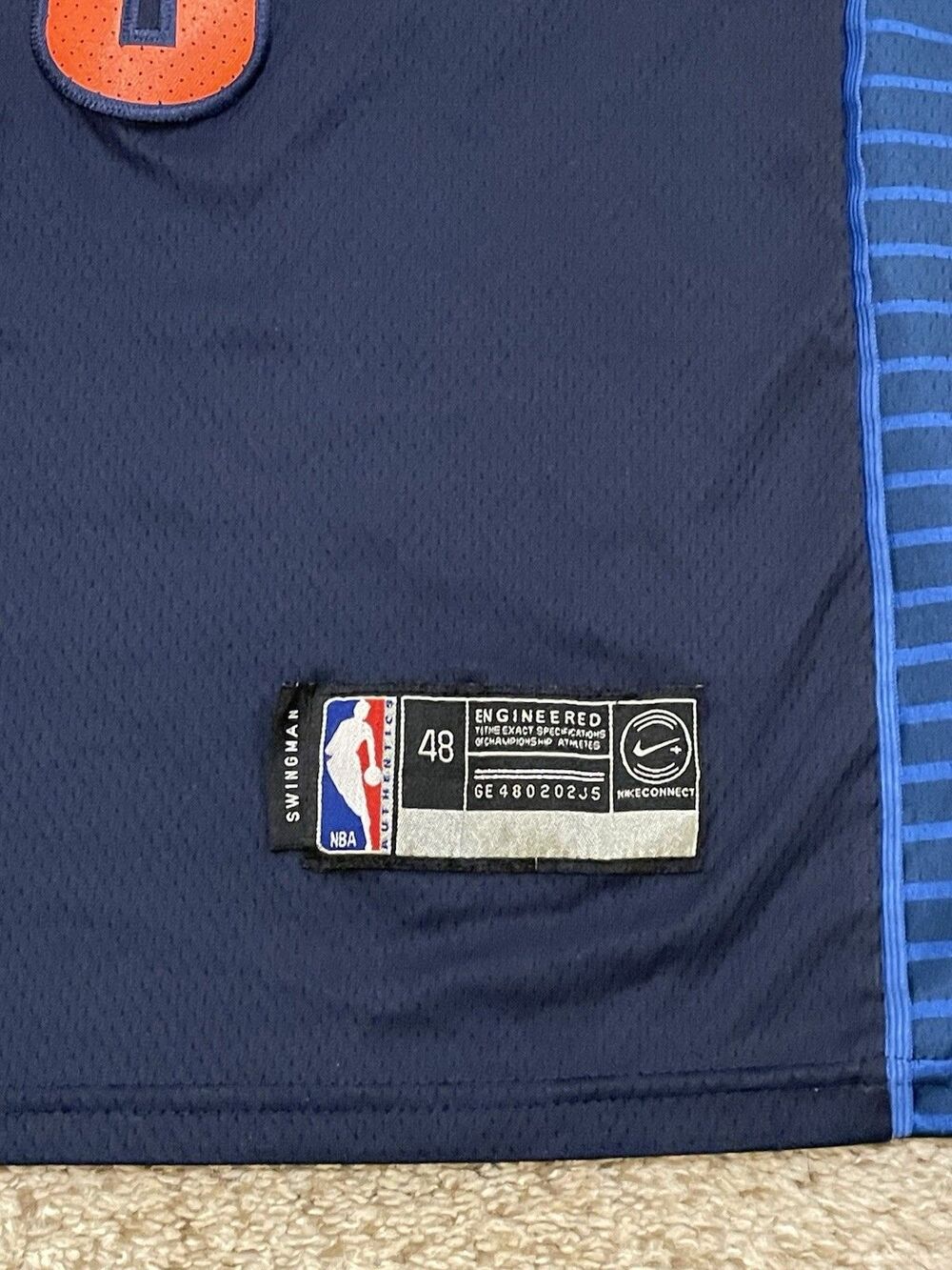 Paul George Oklahoma City Thunder Mens Size 48 Nike NBA Basketball Jersey OKC - Picture 5 of 5